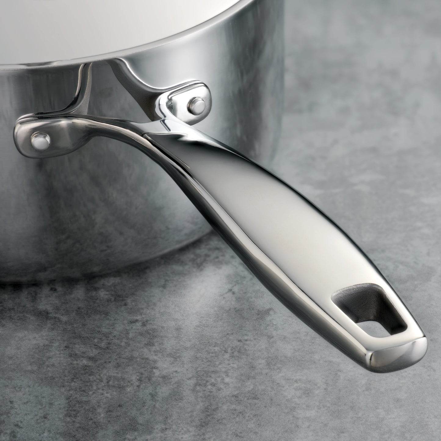 Tramontina Signature 3 Qt Tri-Ply Clad Stainless Steel Covered Deep Saute Pan