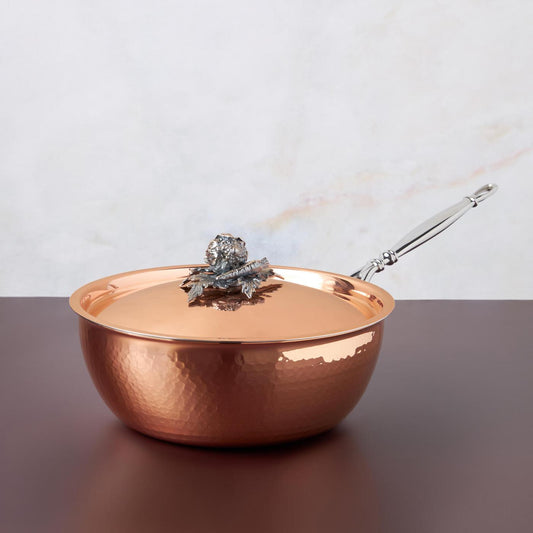 Ruffoni Opus Cupra Copper Chef Pan, 4 qt.